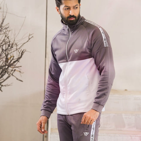 Grey & White Tracksuit